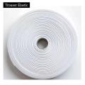 White Elastic Band Elastic For Trousers/Shalwar Azarband Naraa 10 Gaz Quality Stretch-Strong Elasticity. 