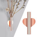 Wall Hanging Flower Vase Living Room Holder Container Flower Pot DIY Gold. 
