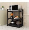 3 Tier Kitchen Storage Shelf, Microwave Stand, Kitchen Storage Rack, 3-Layer Iron Kitchen Storage Rack. 