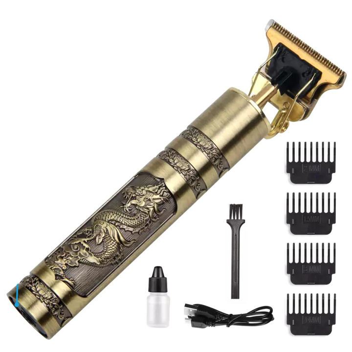 Dynamic Life Original Vintage T9 Trimmer Clipper for hair cutting Cordless Shaving Machine for Men Rechargeable Beard Trimmer Beard Grooming Kit