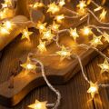 Star led string fairy light 10/20/30 star string led light Room House Party decoration star light. 