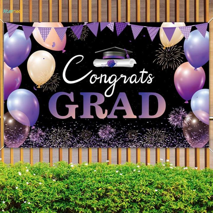 Graduation Backdrop Ornament Photography Background for Bedroom Kitchen Yard