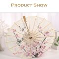 Art Umbrella Chinese Silk Cloth Umbrella Classical Style Decorative Umbrella  Paper Painted Parasol Umbrella. 