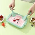 Rolled Ice Cream Maker Household Fruit Ice Cream Maker Plate Household Fruit Ice Cream Maker Plate For Home Bars Cafs Dessert. 