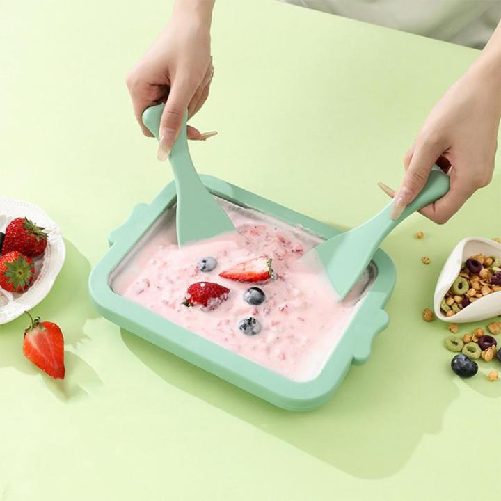 Rolled Ice Cream Maker Household Fruit Ice Cream Maker Plate Household Fruit Ice Cream Maker Plate For Home Bars Cafs Dessert