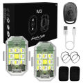 Wireless Remote Control LED Strobe Light for Motorcycle Car Bike Scooter Anti-collision Warning Lamp Flash Indicator Waterproof. 