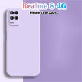 Original For Realme 8 4G Silicone Full Cover Case Dirt resistant Phone Case Cover. 