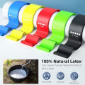 Resistance Loop Bands Set of 5 – Workout Bands for Yoga, Pilates, Stretching & Strength Training – Latex-Free Fitness Bands for Men & Women (Multiple Resistance Levels). 