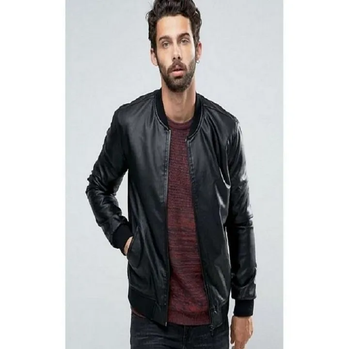 Men's%20Slim%20Fit%20Pu%20Leather%20Jacket%20M%201%20-%20Image%202