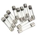 10 Pcs Glass Tube Fuses 6x30mm 15A. 