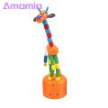Giraffe Plush Toy Giraffe Toy Adorable Eco-friendly Dancing Portable Safe for Babies Colorful Puzzle Design Playtime Fun. 