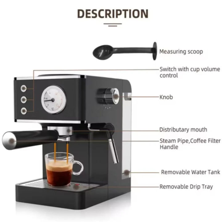 NOVA%20Espresso%20Coffee%20Maker%2020%20Bar%202200W%20%E2%80%93%20Cappuccino,%20Latte%20&%20Espresso%20Machine%20with%20Milk%20Frother,%201.5L%20Water%20Tank,%20Dual%20Stainless%20Steel%20Filters,%20Cup%20Warming%20Tray%20%E2%80%93%20Best%20Coffee%20Maker%20for%20Home%20&%20Office%20Use%20(Model%201-8-3)%20-%20Image%208