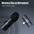 K8 Wireless Microphone With Noise Cancellation Reduction 20 Meter Long Range Portable Audio Video Recording For Type C Lightning_Port Live Game Video Shooting_Streaming Vlogging_Youtube Video For Mobile Phone Camera_iPhone. 