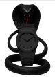 Black Arabic Aura Watch 100% Original Stylish & Durable Wristwatch for Men & Women Sleek Black Design, Luxury Look. 
