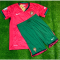 Portugal Home Kit Euro Cup 2024 Football Kit Football Shirt Football Shirt and Shorts Ronaldo Shirt Ronaldo Kit. 
