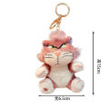 Cute Lucifer Cat Disney Keychain Anime Movie Stuffed Doll Soft Lucifer Cat Plushie Girl Key Chain Birthday Gift Bag Pendant. 