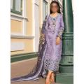 MUSHQ LAWANA EMBROIDERED LUXURY LAWN UNSTITCHED 3PC SUIT MSL-23-09 ARIYA. 