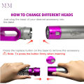 Professional 5 in 1 Hair Dryer & Hot Air Brush Styler, High-Speed Detachable Hot Air Brush for Volumizing, Curling, and Straightening with Anti-Frizz Negative Ion Technology, Fast Drying, Professional Results with Salon-Worthy Volume and Style by MOMO & M. 
