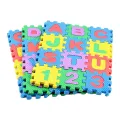 36Pcs Set 4Cmx4Cm Alphabet Letters Numbers Puzzle Kids Puzzles Toys Foam Mat ABC & 123 Puzzle Foam Floor Mat for kids. 