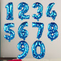 NUMBER FOIL BALLOON IN BLUE COLOR ( 16 INCH SIZE ). 