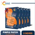 XeeneX Acne Pimple Patch Bundle pack (5 Boxes) ~ hydrocolloid acne treatment patches ~ Rapid Pimple Remover ~ 24 Dots Pimple Patches. 
