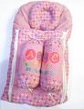 Baby sleeping Bag With Head Pillow And 2 Support Pillow - Baby Sleeping Bag For Born Baby In Multi color and multi design. 