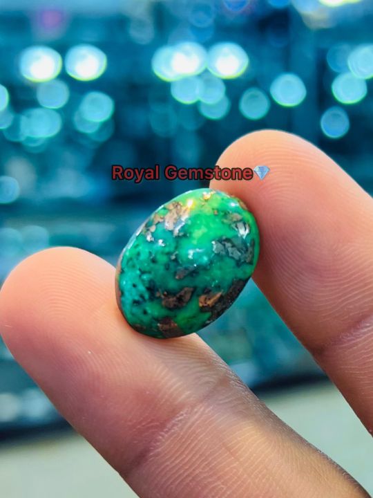 100%25%20Original%20Feroza%20Turquoise%20Stone%20for%20Ring%20&%20Bracelet%20Antique%20Gems%20only%20stone%20Weight%2022crt%20-%20Image%203