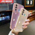 JIUMOO For Tecno Pova Neo Case Macaron Color New Design Soft Silicone Square Phone Case Square Edge Pattern Luxury Plating Silicone Casing Full Cover Camera Shockproof Protection Case. 