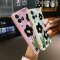 Chenyyka For Samsung Galaxy A01 Core M01 Core Case Cartoon Black Flowers Luxury Plating Phone Cases New Design Edge Pattern Soft Shockproof Shell Full Cover Camera Lens Protection Cover. 
