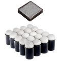 1 Pcs Ink Pad Stamp Pad Silver & 50 Pcs Finger Sponge Dauber Painting Ink Pad Stamping Brush Craft Case. 