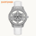 New Good Luck Comes Pentagram Watch Women's Diamond Waterproof Women's Light Luxury Minority Women's Watch. 