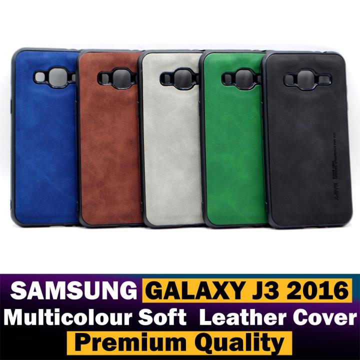 Samsung Galaxy J3 2016 Back Cover Soft Leather Case For Samsung Galaxy J3 2016