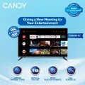 Candy Italian Style by Haier 40 Android TV - C40K6FG - Smart TV - K6FG Series - Certified Android 12 - Bezel-less - Dolby Digital - Google Assistant - 2 Years Warranty. 
