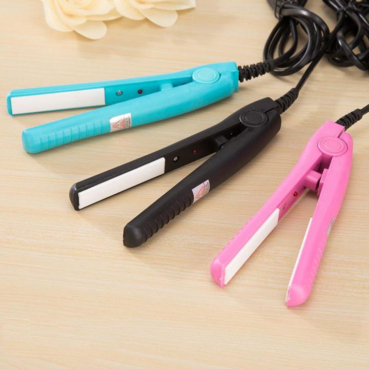 Mini Ceramic Hair Straightener Curler Flat Iron Curling Iron Curly Hair Iron Hair Straightener Brush Flat Iron Styling Tool