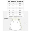 Storeify Box Pleats Korean Satin Silk Maxi Skirt for Women with Inner Cancan, Flared Long Skirt, Waist Sizes 26-40. 