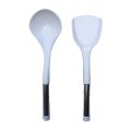 Salan Spoon | Rice Spoon with Steel handle Serving Colorful Melamine (10 inch). 