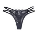5 PCS/SET Lingerie Lace Thongs Woman Low G String Girls Underpants M-XL Transparent T-back Underwear Women Panties. 