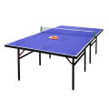 Foldable Table Tennis Table Standard Size 9'x5' with Net, Rackets Set and Balls. 