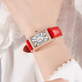 New square arab numerals ladies waterproof watch manufacturers spot wholesale douyin kuaishou dropshipping watch women. 