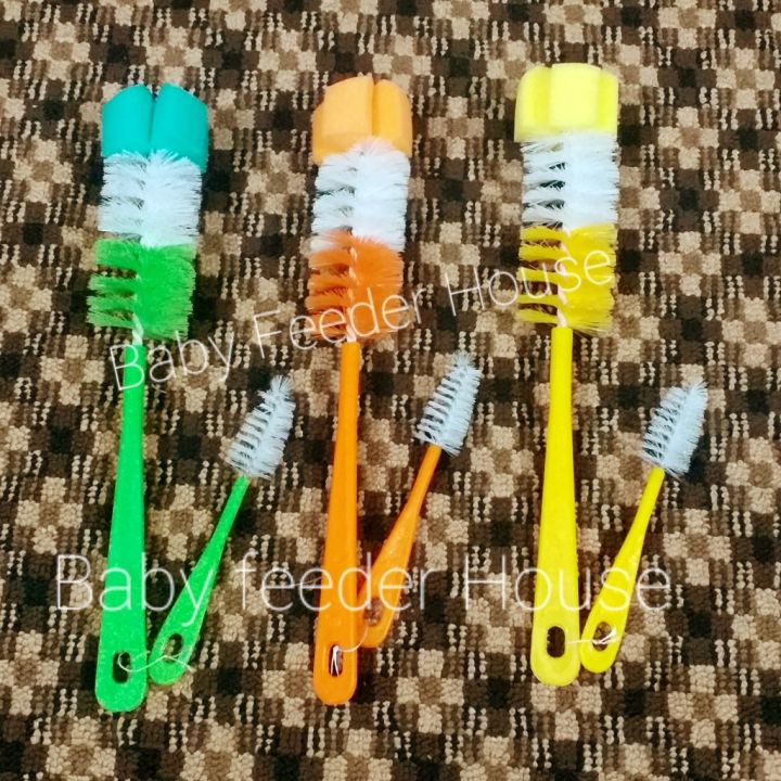 High Quality Bottle Feeding Bottle & Npple Cleaning Brush Set