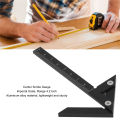 Center Scribe Gauge Line Circle Marker 45 90 Degree Angle Finder Imperial Black. 