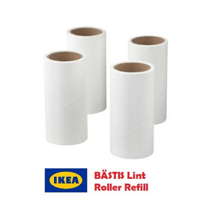 Ikea Bästis Lint Roller Refill / Cloth Cleansing Tool (Pack of 4 Refills)