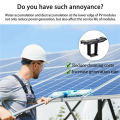 32Pc 35mm Solar Panel Water Drainage Clips,PV Modules Clips for Water Drain Photovoltaic Panel Water Drain Clips. 