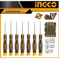 Precision screwdriver set. 