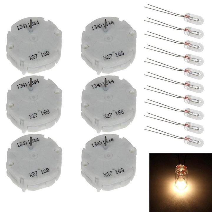 GM Stepper Motor Repair Kit - X27 168 - (6 Motor Kit + 10pcs Bulbs) Fits All 03-06 Chevy ados, Tahoes, Yukons, Suburbans