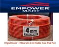 “4 mm² Twin‑Core Flexible Solar DC Cable –10 Ghaz  Roll  solar wire (UV‑Resistant, Outdoor PV Wire)”. 