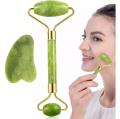 Jade Roller and gua sha- Jade Face Roller - Face Roller: Jade - Face Massager, Anti-Aging Tool, Facial Roller for Face, Eyes, Neck - Authentic, Durable, Noiseless Design MUILTICOLOR. 