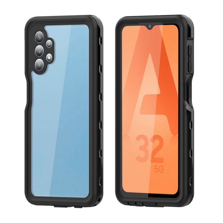 For Samsung Galaxy A32 5G RedPepper Shockproof Waterproof PC + TPU Protective Case(Black)