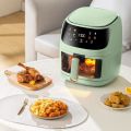 New Silver Crest 8Litre Visual Digital Air Fryer - Digital Colour Touch Screen - Visible Glass Window Air Fryer - 2400W - Multicolour. 