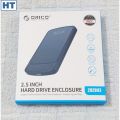 Orico External 2.5 inch Hard Drive Enclosure (2020U3) - Portable - SATA III to USB 3.0 - ABS Plastic Case - for HDD or SSD - Original with S/N. 
